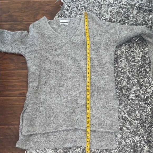 Aritzia Babaton Gray Alpaca Wool Blend Pullover Sweater Modern Boho - Picture 12 of 13